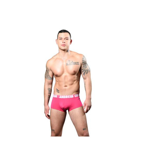 Andrew Christian Boxers de hombre rosa CASI NAKED (93202-FUS)