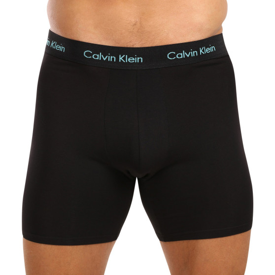 3PACK Boxers para hombre Calvin Klein negro (NB1770A-MXT)