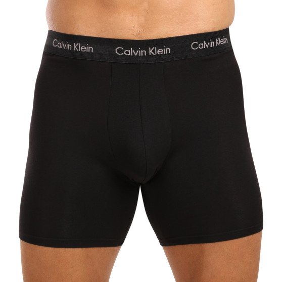 3PACK Boxers para hombre Calvin Klein negro (NB1770A-MXT)