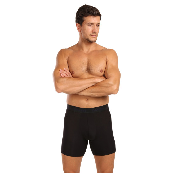 3PACK Boxers para hombre Calvin Klein negro (NB1770A-MXT)