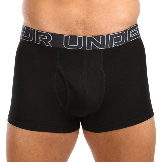 3PACK Boxers para hombre Under Armour negro (1383891 001)