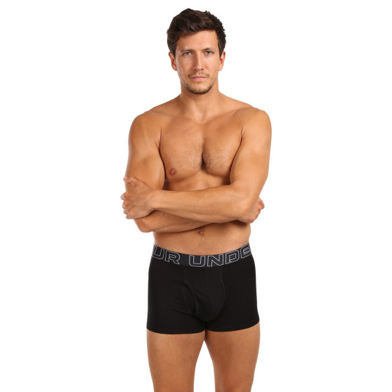 3PACK Boxers para hombre Under Armour negro (1383891 001)