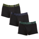 3PACK Boxers para hombre Under Armour negro (1383891 002)