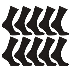 10PACK calcetines Nedeto high bamboo negro (10PBV01)