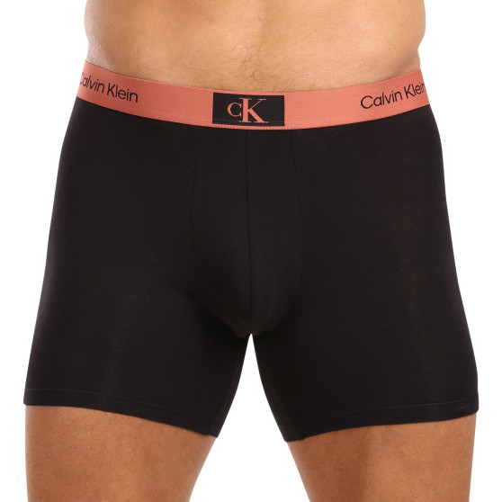 3PACK Boxers para hombre Calvin Klein negro (NB3529A-MTF)