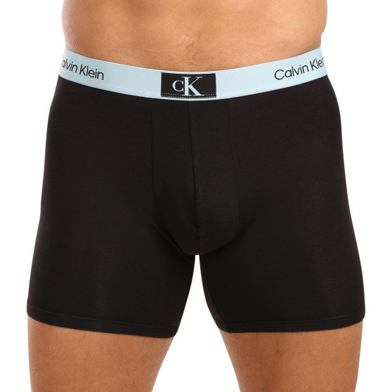 3PACK Boxers para hombre Calvin Klein negro (NB3529A-MTF)