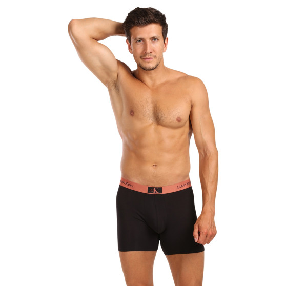 3PACK Boxers para hombre Calvin Klein negro (NB3529A-MTF)