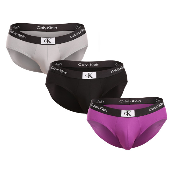 3PACK calzoncillos para hombre Calvin Klein multicolor (NB3531A-LX5)