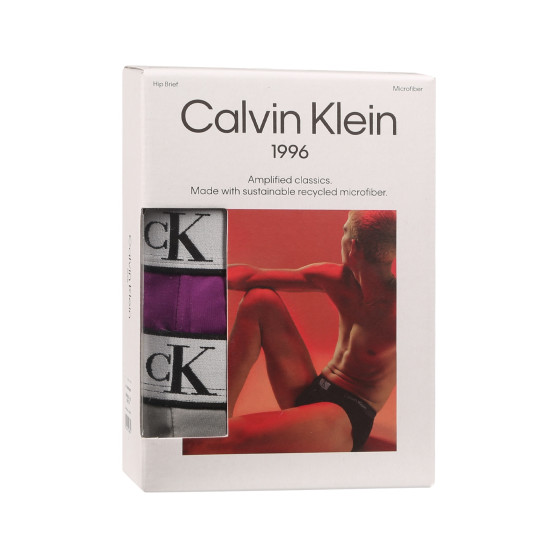 3PACK calzoncillos para hombre Calvin Klein multicolor (NB3531A-LX5)