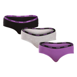 3PACK bragas de mujer Puma multicolor (503007001 004)