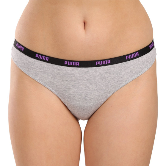 3PACK tanga de mujer Puma multicolor (503008001 004)