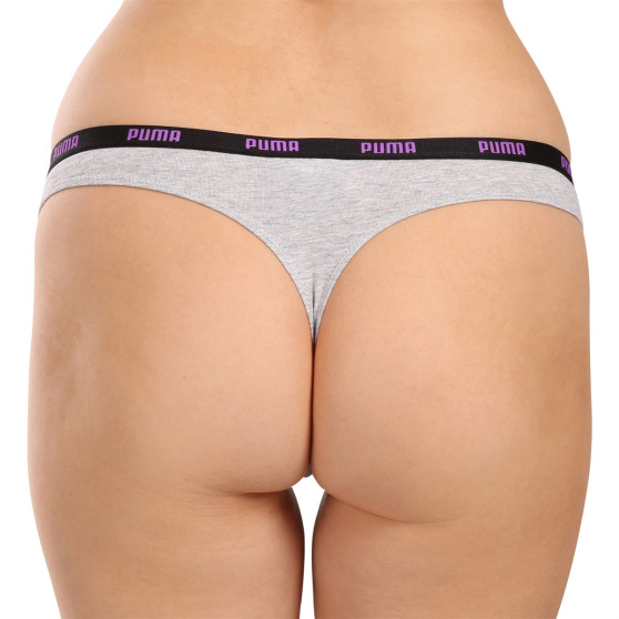 3PACK tanga de mujer Puma multicolor (503008001 004)