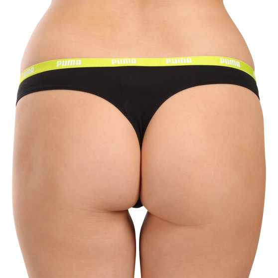 3PACK tanga de mujer Puma negro (503008001 005)