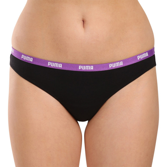 3PACK tanga de mujer Puma negro (503008001 005)