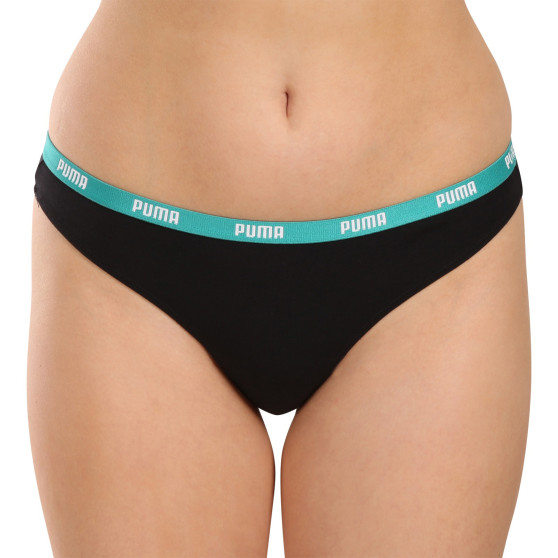 3PACK tanga de mujer Puma negro (503008001 005)