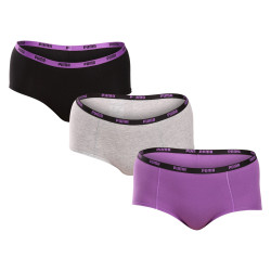 3PACK bragas de mujer Puma multicolor (503006001 004)