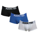 3PACK Calzoncillos para hombre Addicted multicolor (AD421P-3COL)