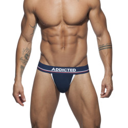 Tanga de hombre Addicted push up azul (AD711-09)