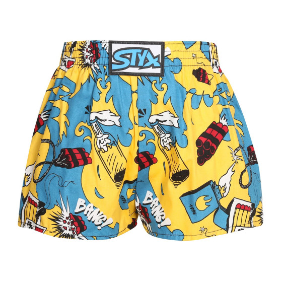 5PACK pantalón corto niño Styx art classic goma multicolor (5J1181909)