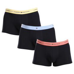 3PACK Boxers para hombre Tommy Hilfiger azul oscuro (UM0UM02763 0XM)