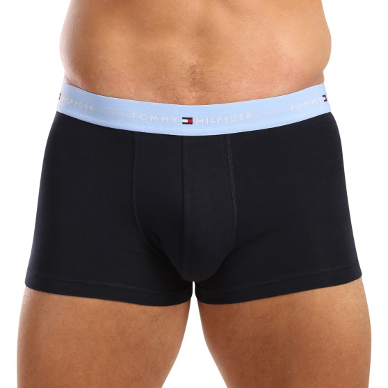 3PACK Boxers para hombre Tommy Hilfiger azul oscuro (UM0UM02763 0XM)