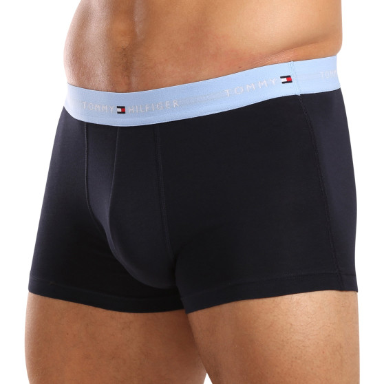 3PACK Boxers para hombre Tommy Hilfiger azul oscuro (UM0UM02763 0XM)