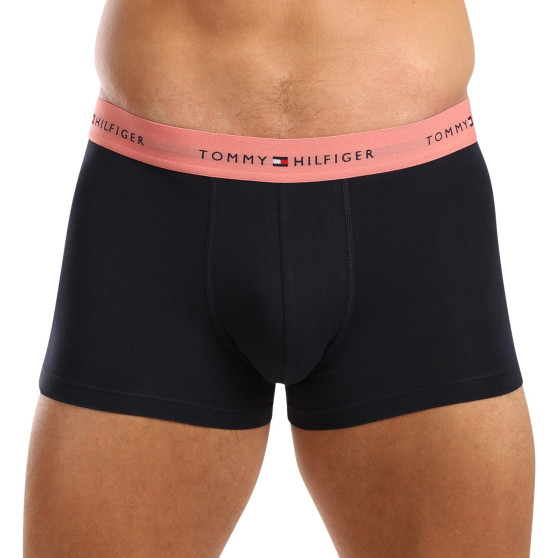 3PACK Boxers para hombre Tommy Hilfiger azul oscuro (UM0UM02763 0XM)