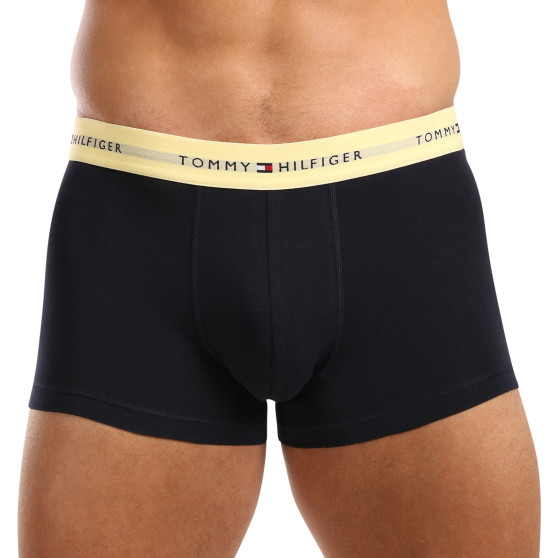 3PACK Boxers para hombre Tommy Hilfiger azul oscuro (UM0UM02763 0XM)