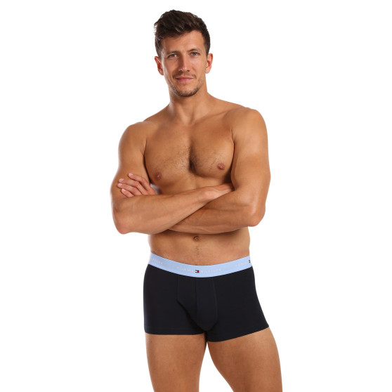 3PACK Boxers para hombre Tommy Hilfiger azul oscuro (UM0UM02763 0XM)