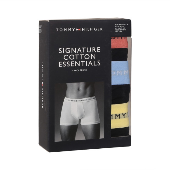 3PACK Boxers para hombre Tommy Hilfiger azul oscuro (UM0UM02763 0XM)