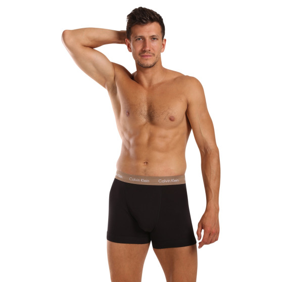 3PACK Boxers para hombre Calvin Klein negro (U2662G-NOP)