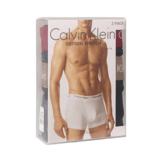 3PACK Boxers para hombre Calvin Klein negro (U2662G-NOP)