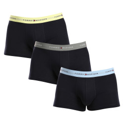 3PACK Boxers para hombre Tommy Hilfiger azul oscuro (UM0UM02763 0T9)