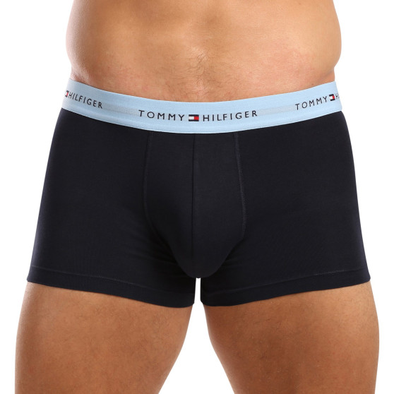 3PACK Boxers para hombre Tommy Hilfiger azul oscuro (UM0UM02763 0T9)