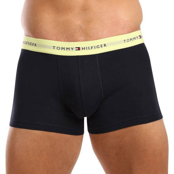 3PACK Boxers para hombre Tommy Hilfiger azul oscuro (UM0UM02763 0T9)