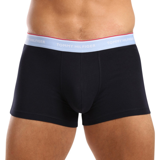 3PACK Boxers para hombre Tommy Hilfiger azul oscuro (UM0UM01642 0XV)