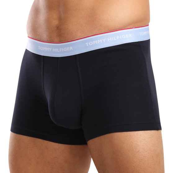 3PACK Boxers para hombre Tommy Hilfiger azul oscuro (UM0UM01642 0XV)