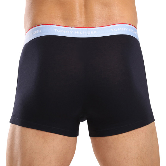 3PACK Boxers para hombre Tommy Hilfiger azul oscuro (UM0UM01642 0XV)