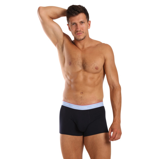 3PACK Boxers para hombre Tommy Hilfiger azul oscuro (UM0UM01642 0XV)