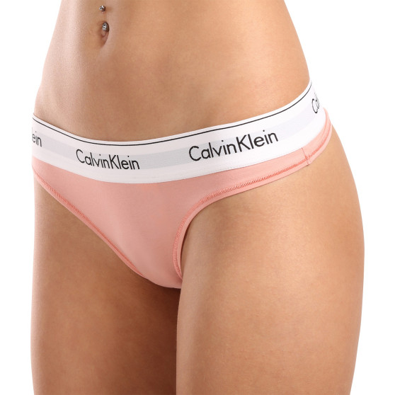 Tanga de mujer Calvin Klein rosa (F3786E-LWG)