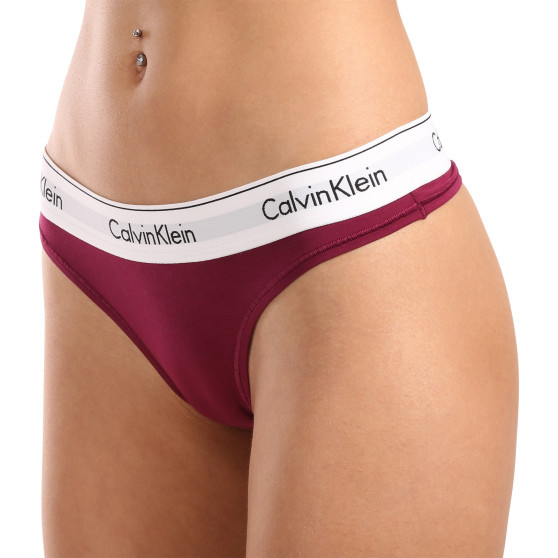 Tanga de mujer Calvin Klein morado (F3786E-VGP)