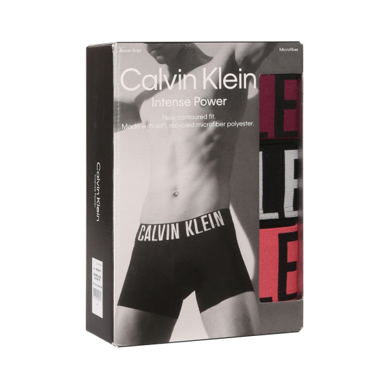 3PACK Boxers para hombre Calvin Klein negro (NB3612A-MDL)