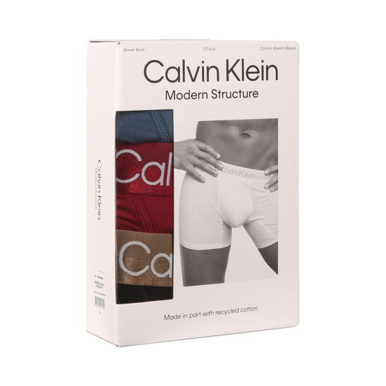 3PACK Boxers para hombre Calvin Klein multicolor (NB2971A-MCI)