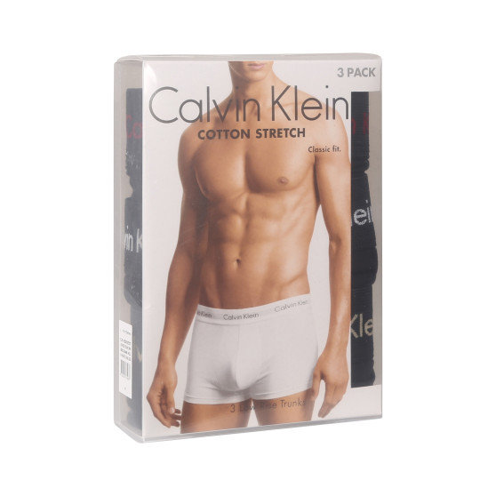 3PACK Boxers para hombre Calvin Klein negro (U2664G-NOU)