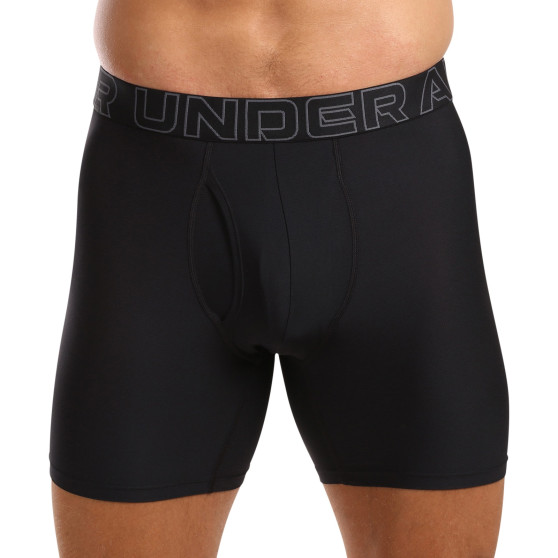 3PACK Boxers para hombre Under Armour negro (1383884 001)