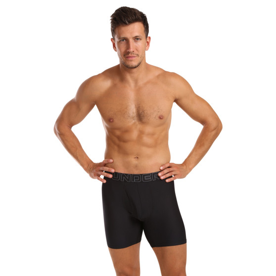 3PACK Boxers para hombre Under Armour negro (1383884 001)