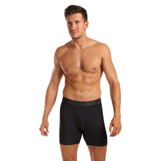 3PACK Boxers para hombre Under Armour negro (1383884 001)