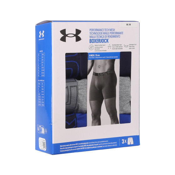 3PACK Boxers para hombre Under Armour multicolor (1383884 410)