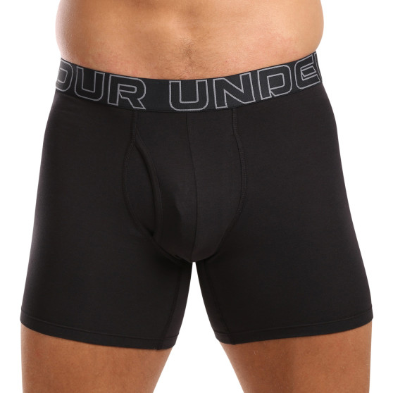 3PACK Boxers para hombre Under Armour negro (1383889 001)