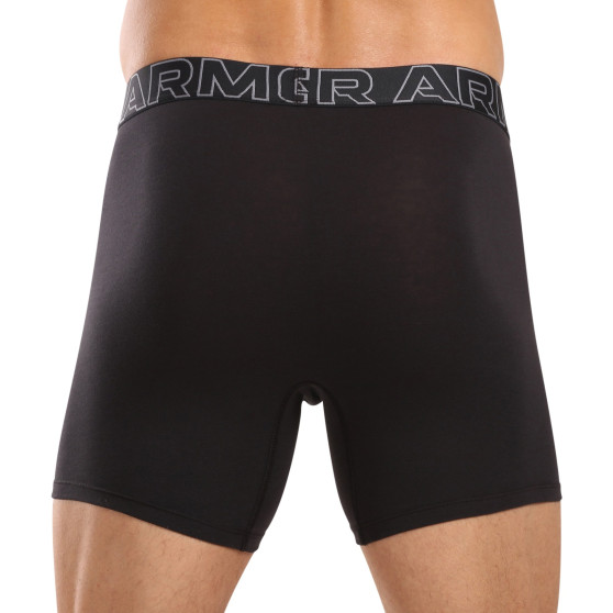 3PACK Boxers para hombre Under Armour negro (1383889 001)